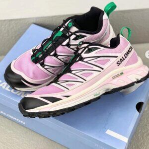 Sandy Liang Salomon XT-Expanse 6 Pink and Black Womens Sneakers
